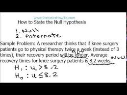 How To State The Null Hypothesis Null Hypothesis Hypothesis Hypothesis Examples