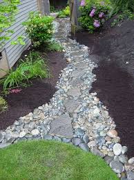 43 Awesome Garden Stone Paths Landscaping With Rocks Fence Landscaping Walkway Landscaping