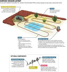 Typical Design Layout For A Surface Drip Irrigation System Drip Irrigation Irrigation Drip Irrigation System Design