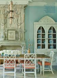 Suzanne Kasler Hickory Chair Linwood Chair Dining Room Blue Home Design