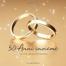 Senza considerare che basta un niente. 50 Anni Insieme Libro Degli Ospiti Per Aniiversario Di Matrimonio 150 Pagine Copertina Anelli D Oro Amazon It Libri Visufactum Libri