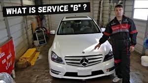 What Is Service B On Mercedes W204 C250 C280 C300 C350 Youtube
