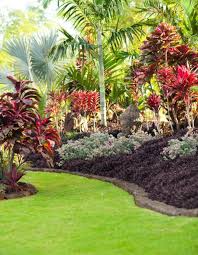 Lava Rock Border Tropical Landscape Design Tropical Garden Design Tropical Garden