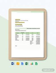 Instantly Download Real Estate Commission Invoice Template Sample Example In Microsoft Word Doc Microsoft In 2020 Invoice Template Cool Business Cards Templates