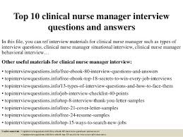 Top 10 Clinical Nurse Manager Interview Questions And Answers In 2020 Interview Questions And Answers This Or That Questions Sample Interview Questions