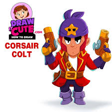 Learn to draw craw from brawl stars with draw it cute. Draw It Cute On Twitter How To Draw Corsair Colt Brawl Stars Super Easy Drawing Tutorial With A Coloring Page Https T Co Ejueqzowt3 Brawlstars Brawlstarsart Fanart Https T Co 8jy5l1nhbx