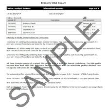 Example Infidelity Test Results Validity Genetics Dna And Paternity Testing Services