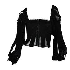 Tom Ford For Yves Saint Laurent Black Velvet Ribbon Corset F W 2002 Kiyafet Stil Elbiseler