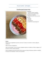Dessert Smoothie Glace Banane Fraise Recettes De Cuisine Recette Cyril Lignac Recette