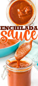 Enchilada Sauce Made With Tomato Paste Chili Powder Cumin Onion Oregano And A Pinch Of Cinn Enchilada Sauce Easy Homemade Recipes Homemade Enchilada Sauce