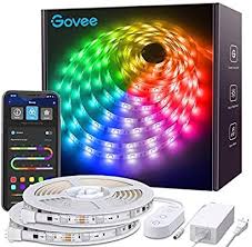 Amazon Com 32 8ft Smart Led Lights Strip Rgbic With Music Sync Govee App Control Led Strip Light Waterpro Strip Lighting Led Strip Lighting Led Light Strips
