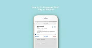 Can T Listen To Your Voicemails On Iphone After System Update Read This Guide To Learn How To Fix Voicemail Won T Play On Iph Iphone Fix It Voicemail Greeting