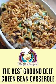 Hamburger Green Bean Casserole Copykat Recipes Recipe Green Bean Casserole Bean Casserole Green Beans