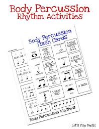 Body Percussion Rhythm Activities Let S Play Music Rhythm Activities Music Lessons For Kids Music Rhythm Activities