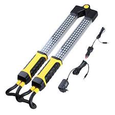 Aceland 120 Led Underhood Work Light With 3foot 9v Car Charger 180 Rotation Ebay Link Charger Car Led Work Light Rechargeable Work Light