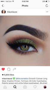 Olive Green Eyeshadow Look Makeup Maquillage Yeux Verts Maquillage Yeux Noisettes Maquillage Yeux Marrons