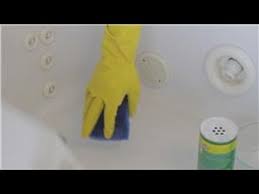 Rehang your sparkling clean shower curtain.5 x research source. Bathroom Cleaning How Do I Clean A Plastic Shower Base Youtube