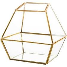 Gold Stacked Quadrilateral Terrarium Hobby Lobby 1164235 Glass Terrarium Gold Terrarium Terrarium Candle Holder