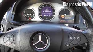 Mercedes Esp Run Flat Triangle Warning Lights Diagnose Youtube