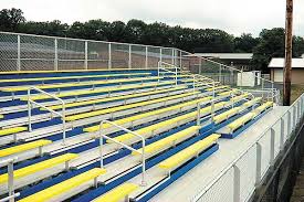 Add Colors To Aluminum Bleachers Bleachers Equestrian Facilities Team Colors
