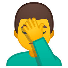 Man Facepalming Emoji Man facepalming was added to emoji 4.0 in 2016. man facepalming emoji