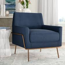 Newton Armchair Joss Main In 2020 Blue Accents Living Room Blue Accent Chairs Accent Furniture Living Room