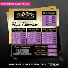 Website Launch Flyer Premade Design Itstheak Hair Extensions Hair Logo Design Flyer