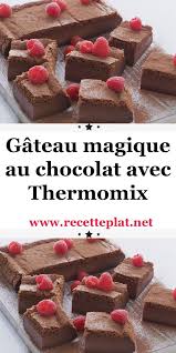 Gateau Magique Au Chocolat Avec Thermomix Gateau Magique Chocolat Recette Gateau Magique Gateau Facile Rapide
