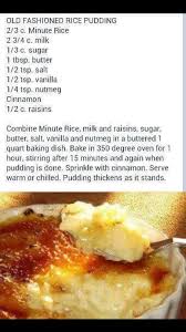 Pin By Carrie B Smocking On Desserts Old Fashioned Rice Pudding Recipes Rice Pudding Recipes