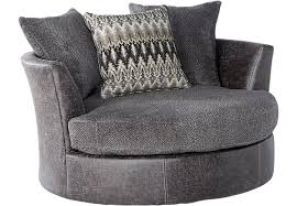 Skyline Drive Gray Swivel Chair Chairs Gray Rooms To Go 649 99 Affordable Chair Swivel Chair Grey Swivel Chairs