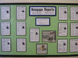 Newspaper Reports Display Classroom Displays Newspaper Classroom Displays Literacy Display Display Boards For School