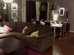 Purple Gray And Brown Bedrooms Living Dining Room Colors Purple Brown Grey Interiors Brown Living Room Living Room Grey Beige Living Rooms
