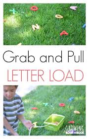 Alphabet Activities Letter Pull Preschool Outdoor Activities Outdoor Learning Activities Alphabet Activities