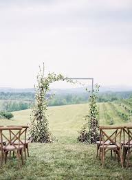 Asymmetrical Wedding Arch For Your Ceremony Photo Chris Isham Vineyard Wedding Decor Outdoor Wedding Vineyard Wedding