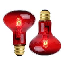 Omaykey 2 Pack 75w Infrared Heat Lamps Red Light Heating Lamp Bulb For Reptiles Amphibians Lamp Bulb Heat Lamps Heat Lamp Bulbs