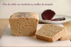 Pan De Molde Con Remolacha Y Semillas De Amapola Recetas De Comida Pan De Espinacas Y Remolacha