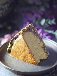 I actually love to eat mine with fresh strawberries and chocolate sauce, but the cherries just look so pretty! Nut Free Dairy Free Baked Cheesecake Recipe