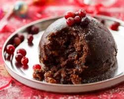 Recette De Pudding Allege Au Chocolat Aux Fruits Confits Et Aux Biscuits A La Cuillere Recette Christmas Pudding Recette Cake Chocolat