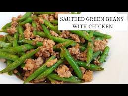 Sauteed Green Beans With Chicken Ginisang Baguio Beans Housewife Cooks Youtube In 2020 Green Beans Sauteed Greens Sauteed Green Beans