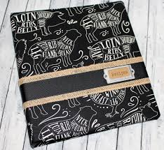 Recipe Book Binder Recipe Dividers Black And White Recipe Notebook Farmhouse Rustic Buffalo Check Recipe Or Rustic Recipes Recipe Book Binder Recipe Book