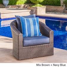 Overstock Com Online Shopping Bedding Furniture Electronics Jewelry Clothing More Blue Patio Furniture Swivel Club Chairs Wicker Patio Furniture