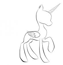 My Little Pony Coloring Pages Base My Little Pony Coloring My Little Pony Drawing Pony Drawing