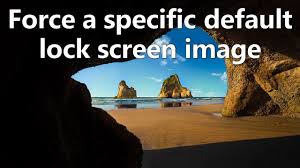 Force A Specific Default Lock Screen Image Youtube