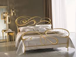 Beautiful bed frame with beautifully decorated headboard and practical drawers give you many options for use. Stylish And Original Iron Bed Frames For A Chic Interior In The Bedroom