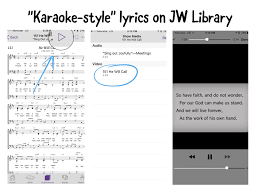 How To View The Lyrics While Listening To The Music With Jwlibrary Jwsongbook Works With Singoutjoyfullytojehovah Jehovah Song Jw Song Book Jw Library