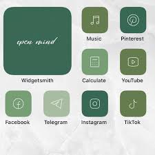 83 Green Ios 14 App Icons Light Bright Mood Ios14 Widget Cover Etsy App Icon Apple Icon Iphone Wallpaper App
