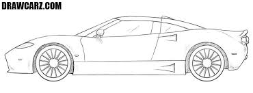 How To Draw A Really Cool Car Cars Coloring Pages Cool Cars Mercedes Amg