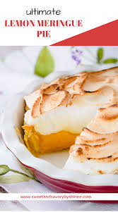 Lemon Meringue Pie Recipe Recipe Dessert Recipes Easy Recipes Christmas Recipes Appetizers