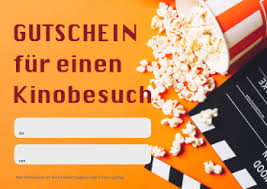 Kinogutschein selber basteln als filmklappe. Erlebnisgutschein Kinobesuch Pdf Vorlage Zum Ausdrucken