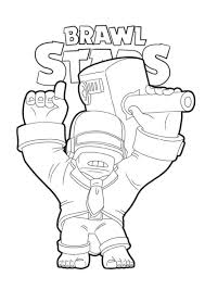 Auf dieser seite finden sie ausmalbilder des coolsten und mysteriösesten kämpfers aus dem spiel brawl stars. Dj Frank From Brawl Stars Coloring Pages Print For Free